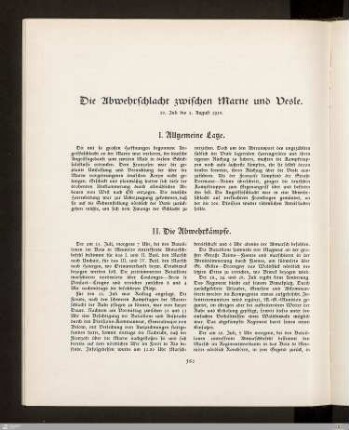 Die Abwehrschlacht zwischen Marne und Vesle