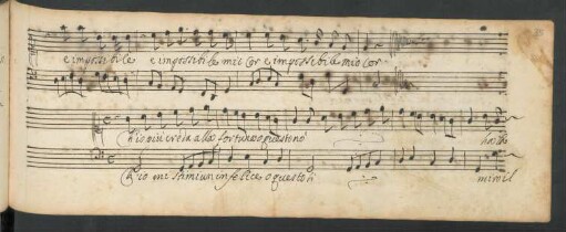 Ch'io più creda alla fortuna; S, bc; G-Dur