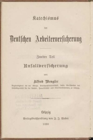 Teil 2: Unfallversicherung