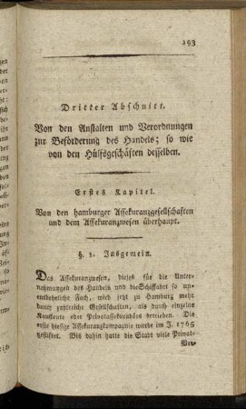 §. 1. Insgemein.