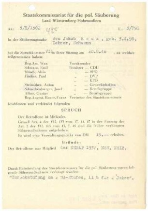 Bauz, Jakob