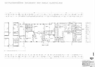 Heilbronn Hbf: Umbau des Nebengebäudes (Bahnpolizei), Plan Nr. Anb.312C Empfangsgeb. Anbau