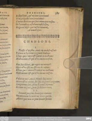 Chansons.
