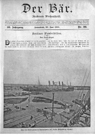 Sonnabend, 30. Juni 1900 Nr, 26