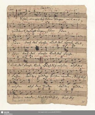 Canto. Coro.