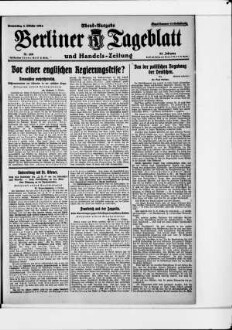 Berliner Tageblatt und Handels-Zeitung, Abend-Ausgabe