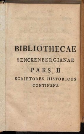 2: Bibliotheca Senckenbergiana