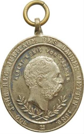 König Albert - 800-jähriges Wettinjubiläum