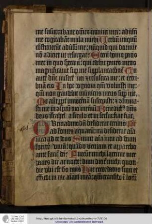 Quemadmodum desiderat cervus ad fontes aquarum...