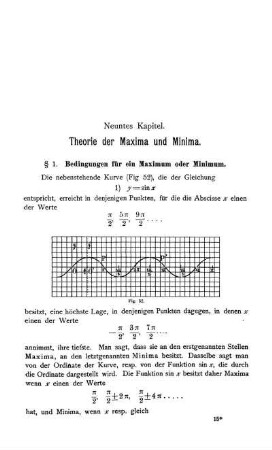 Theorie der Maxima und Minima.