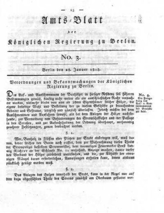 No. 3, 28. Januar 1818