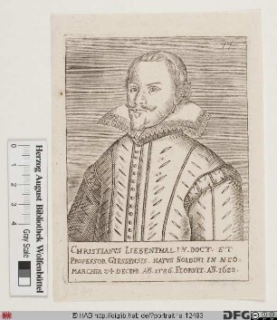 Bildnis Christian Liebenthal