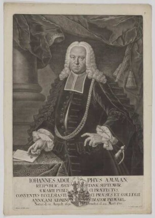 Bildnis des Iohannes Adolphvs Amman