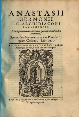 Animadversionum tam ex iure pontificio, quam caesareo libri duo