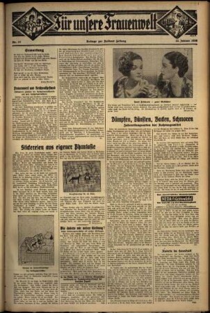 Zweite Ausgabe vom Mittwoch, den 22. Januar 1936.