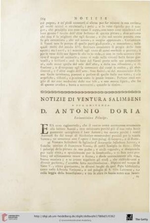 Notizie di Ventura Salimbeni
