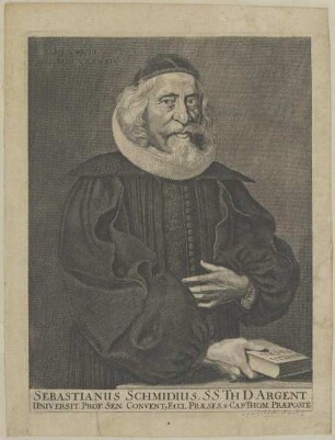 Bildnis des Sebastianus Schmidius