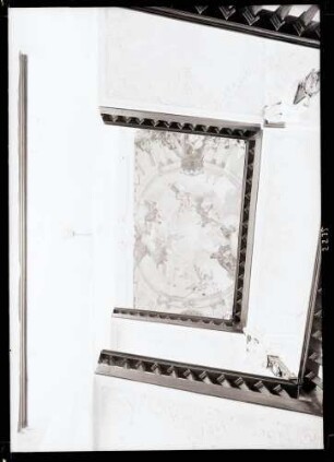 Kloster; Deckenbild im Treppenhaus