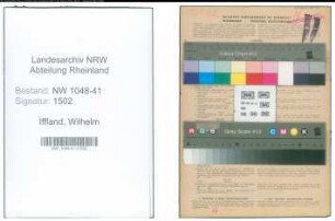 Entnazifizierung Wilhelm Iffland , geb. 01.08.1908 (Klempner)