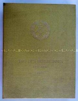 Fotodokumentation zum Tag des Bergmannes der DDR 1971