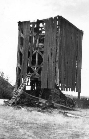 Großräschen-Wormlage. Bockmühle, Mühlenweg 10, ruinös