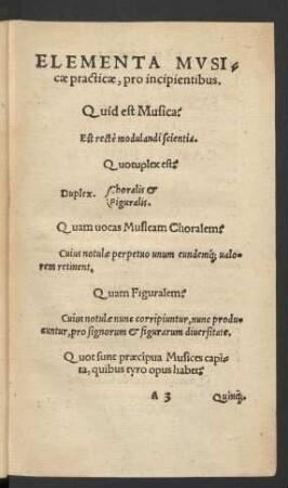 Elementa Musicae practicae, pro incipientibus.