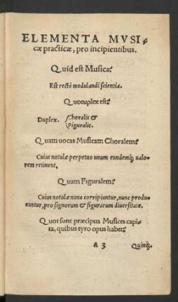 Elementa Musicae practicae, pro incipientibus.