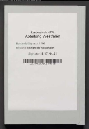 Vermögensaufnahme des Benediktinerinnenklosters Willebadessen