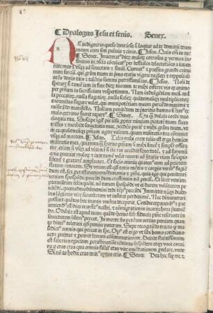 Dyalogus Jesu et senis.