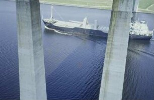 Hochbrücke, Rader Insel, bei Rendsburg
