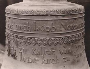 Glocke 1668. gegossen in Heidelberg