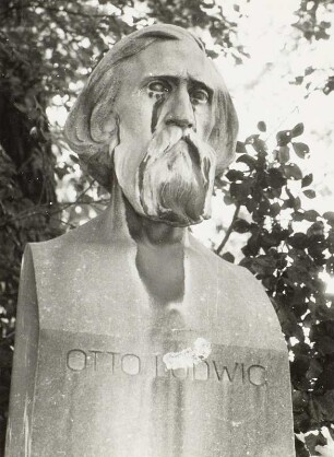 Denkmal für den Dichter Otto Ludwig : Dresden, Bürgerwiese, Denkmal für den Dichter Otto Ludwig