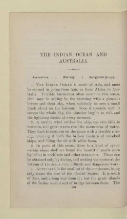 THE INDIAN OCEAN AND AUSTRALIA