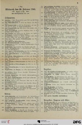 Möbel (Nr. 289-310)