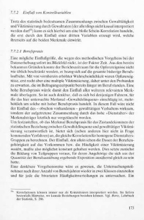 7.7.2 Einfluß von Kontrollvariablen