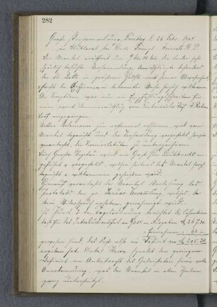 Große Versammlung, Freitag d. 26. Febr. 1904