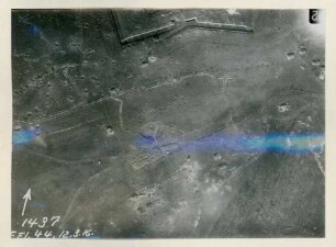 Foto der Kehle des Forts Douaumont (Luftbild)
