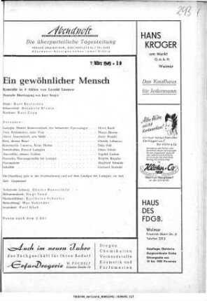 Ein gewöhnlicher Mensch