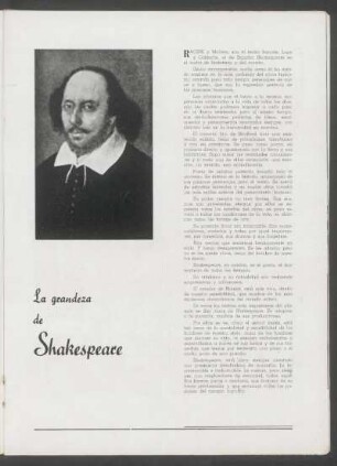 La grandeza de Shakespeare