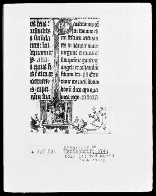 Festmissale — Festmissale, Folio 1-116 — ---, Folio 1-116Assumptio, Folio 14verso