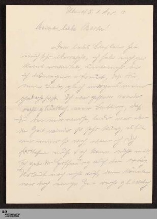 1. - 22. November 1915