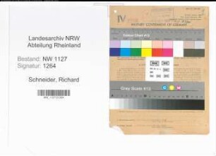 Entnazifizierung Richard Schneider , geb. 03.07.1897 (Geschaeftsfuehrer)