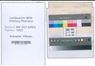 Entnazifizierung Wilhelm Schneider , geb. 00.00.0000 (Amtsanwalt)