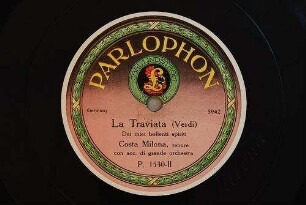 La Traviata : Dei miei bollenti spiriti; [Arie des Alfred aus der Oper "La Traviata", 2. Akt] / (Verdi)