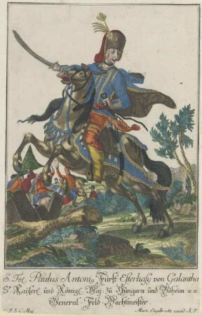 Bildnis des Paulus Antoni. Esterhasy von Galantha