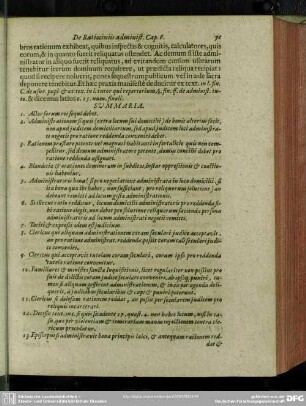 Caput VII. Ubi & apud quem iudicem pro ratione administrationis reddenda, agendum sit
