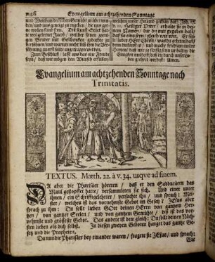 Evangelium am achtzehenden Sonntage nach Trinitatis. - Evangelium am zwantzigsten Sonntage nach Trinitatis.