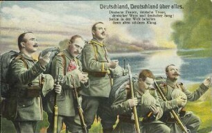 Deutschland, Deutschland über alles. - Deutsche Frauen, deutsche Treue [...]