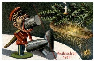 Kriegs-Erinnerungs-Karte: Ser.XIV,4 87236 Weihnachten 1914 (verboten)