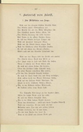V. Heinrich von Kleist